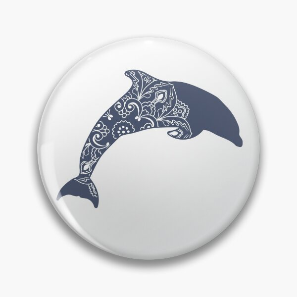 Artikelvorschau, Springender Delphin Mandala entworfen und verkauft von DesignsofWhimsy.