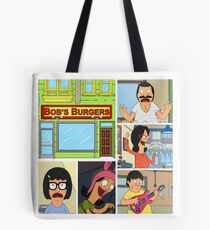 Bobs Burgers Collage Tote Bag