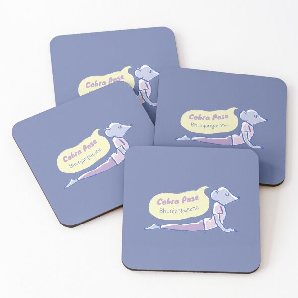 Item preview, Cobra pose - Yoga Mouse - Purple and pink designed and sold by Dear-Koko.