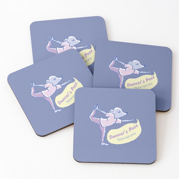 Item preview, Dancers pose - Yoga Mouse - Purple and pink designed and sold by Dear-Koko.