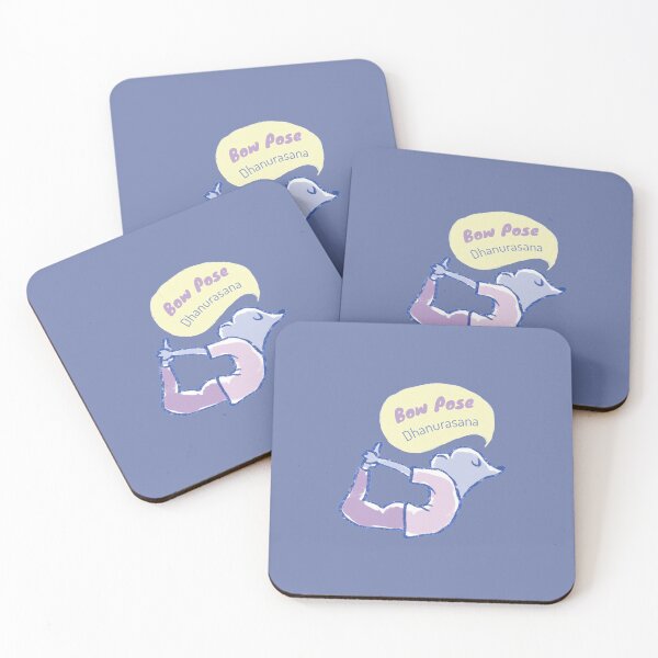 Item preview, Bow pose - Yoga Mouse - Purple and pink designed and sold by Dear-Koko.