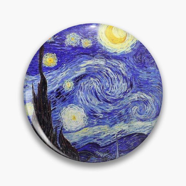 Item preview, A Starry Night Van Gogh Mountain Inspiration designed and sold by Angelinas.