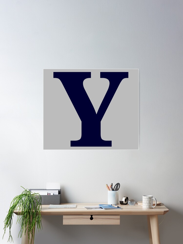 "Navy Blue Color Letter Y" Poster For Sale By DevineDesignz | Redbubble