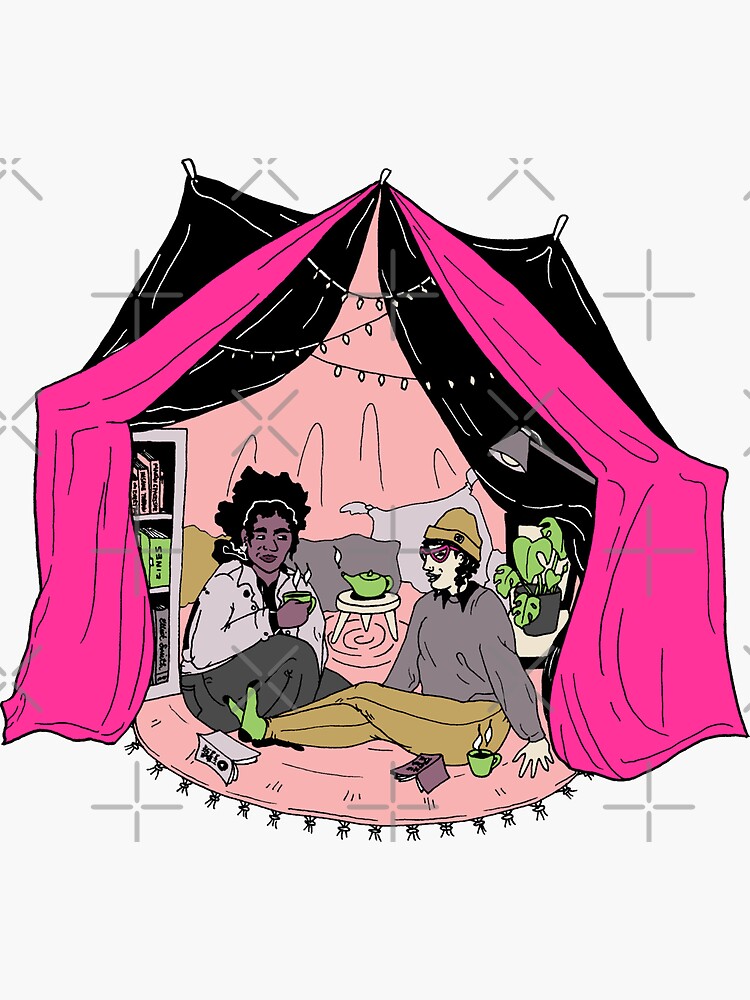 blanket fort illustration by craftordiy
