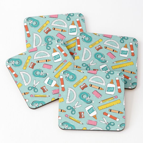 Item preview, school supplies - back to school - teacher - teal designed and sold by littlearrow.
