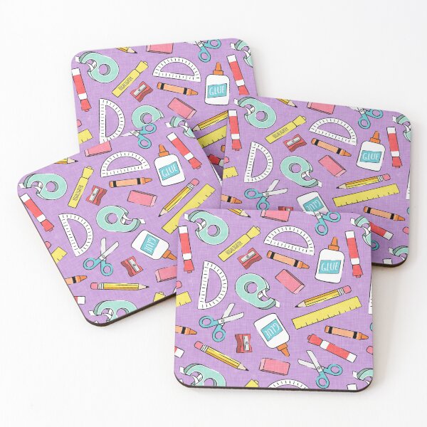 Item preview, school supplies - back to school - teacher - purple designed and sold by littlearrow.