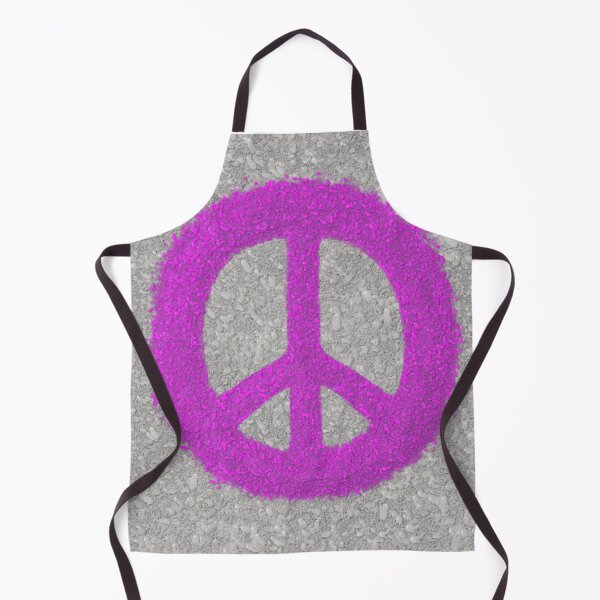 Item preview, Fuchsia Colored Peace Sign Painting designed and sold by OneArtsyMomma.