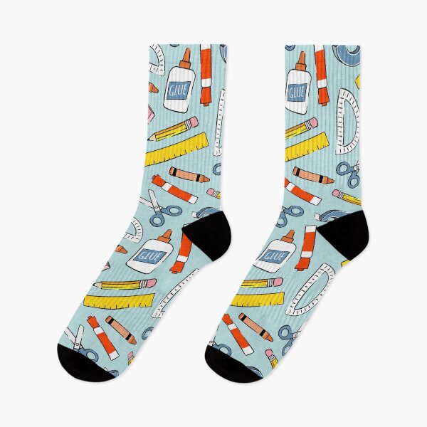 Item preview, school supplies - back to school - teacher - blue designed and sold by littlearrow.
