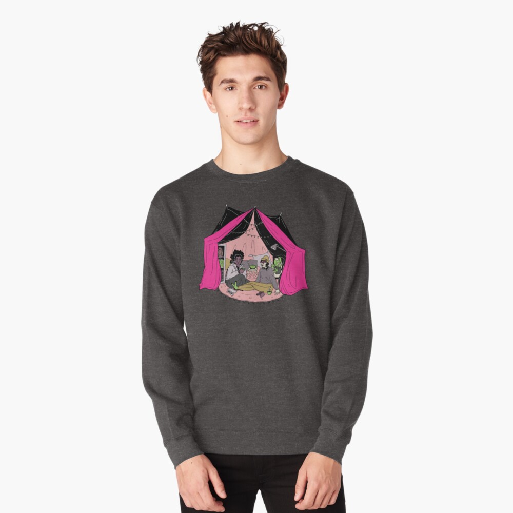 blanket fort illustration Pullover Sweatshirt