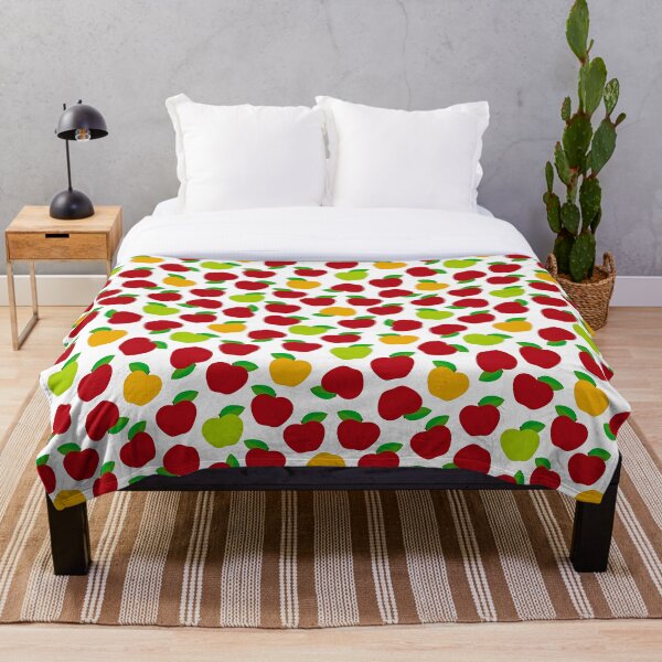 Item preview, Harvested Apple Varieties Red Yellow Green Apples Pattern designed and sold by GiftsNPatterns.