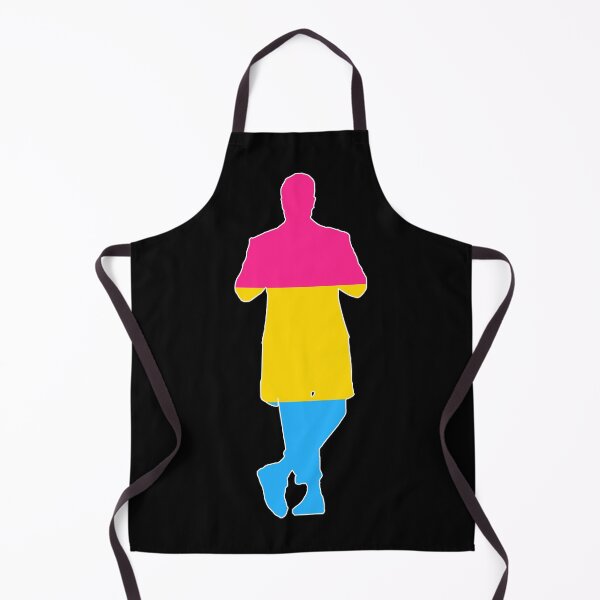 Item preview, The Master Silhouette - Pansexual (White Frame) designed and sold by gallifreystede.