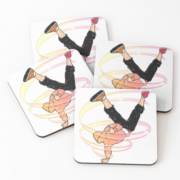 Item preview, Cool Street Dancer Neon Spiral Graphic Pink and Orange Dance Hip Hop designed and sold by Jolly-Yosei.