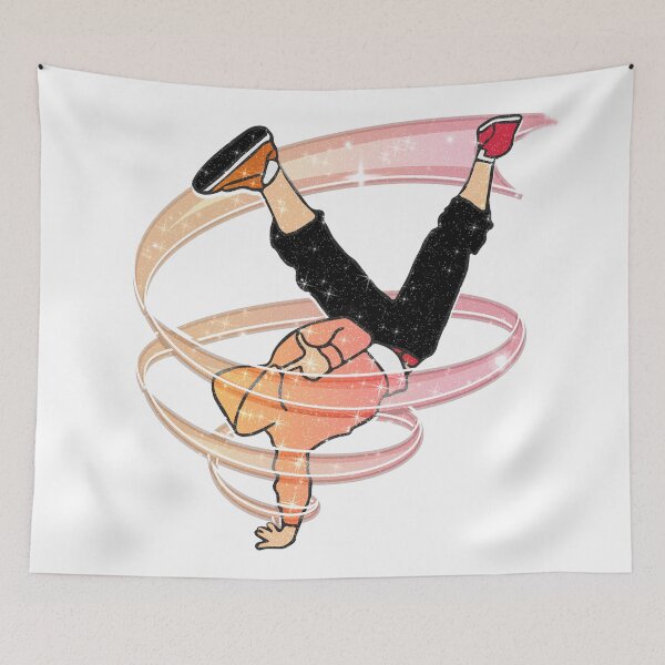 Item preview, Cool Street Dancer Neon Spiral Graphic Pink and Orange Dance Hip Hop designed and sold by Jolly-Yosei.