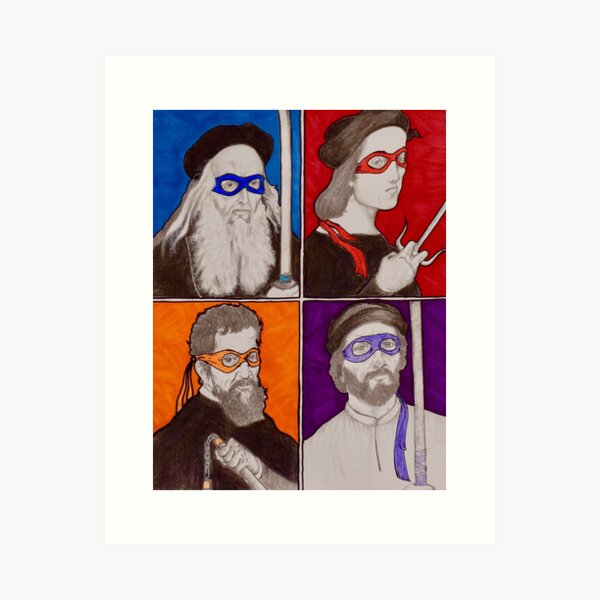 Aperçu de l'œuvre TMNT créée et vendue par ZS-Art.