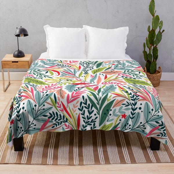 Item preview, Exotic Leaves Pattern 2 designed and sold by BekkaCampbell.