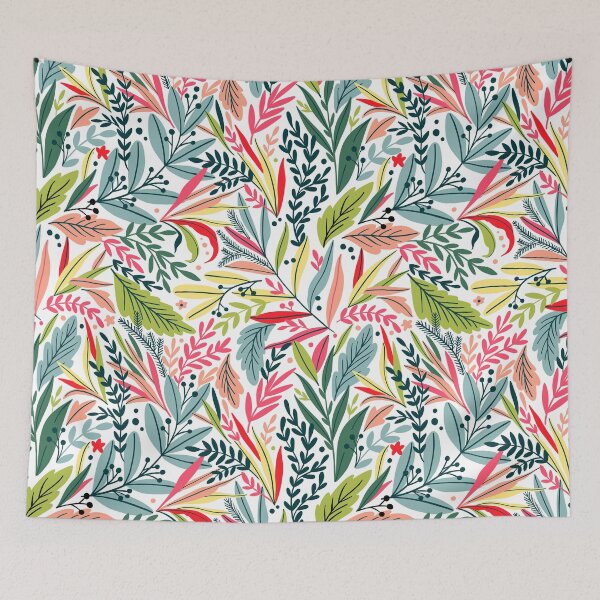 Item preview, Exotic Leaves Pattern 2 designed and sold by BekkaCampbell.
