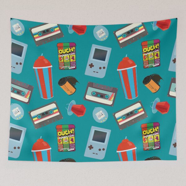 Item preview, Nostalgia Trip Teal Pattern  designed and sold by Nostalgia-Trip.