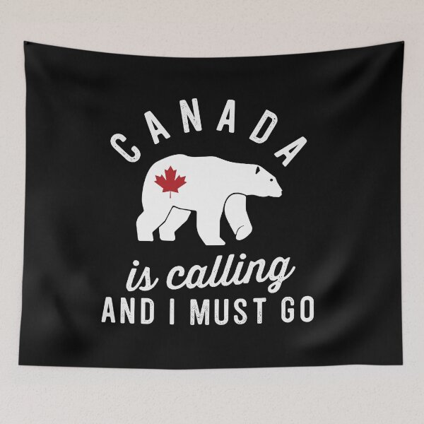 Item preview, Canada is Calling and I Must Go! designed and sold by CherryBombShop.