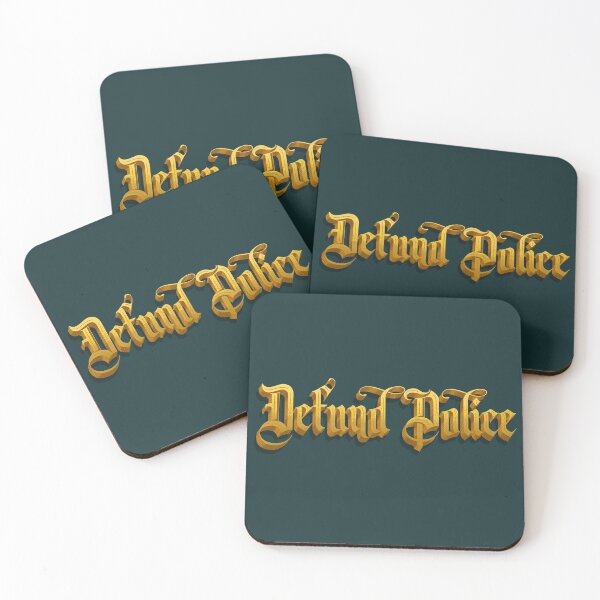 Item preview, Defund Police Typography designed and sold by andymvera.
