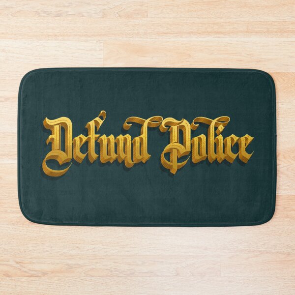 Item preview, Defund Police Typography designed and sold by andymvera.