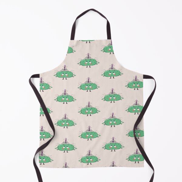 Item preview, angry bacterial cell with a cute bacteriophage designed and sold by Dreamy@.