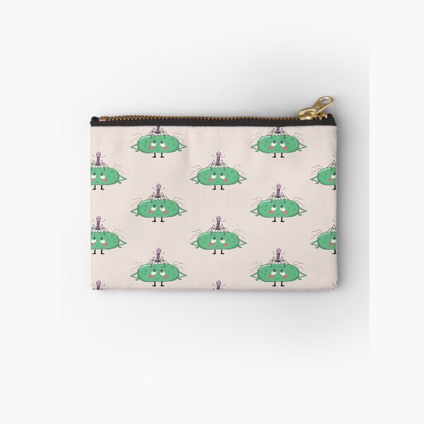 Item preview, angry bacterial cell with a cute bacteriophage designed and sold by Dreamy@.
