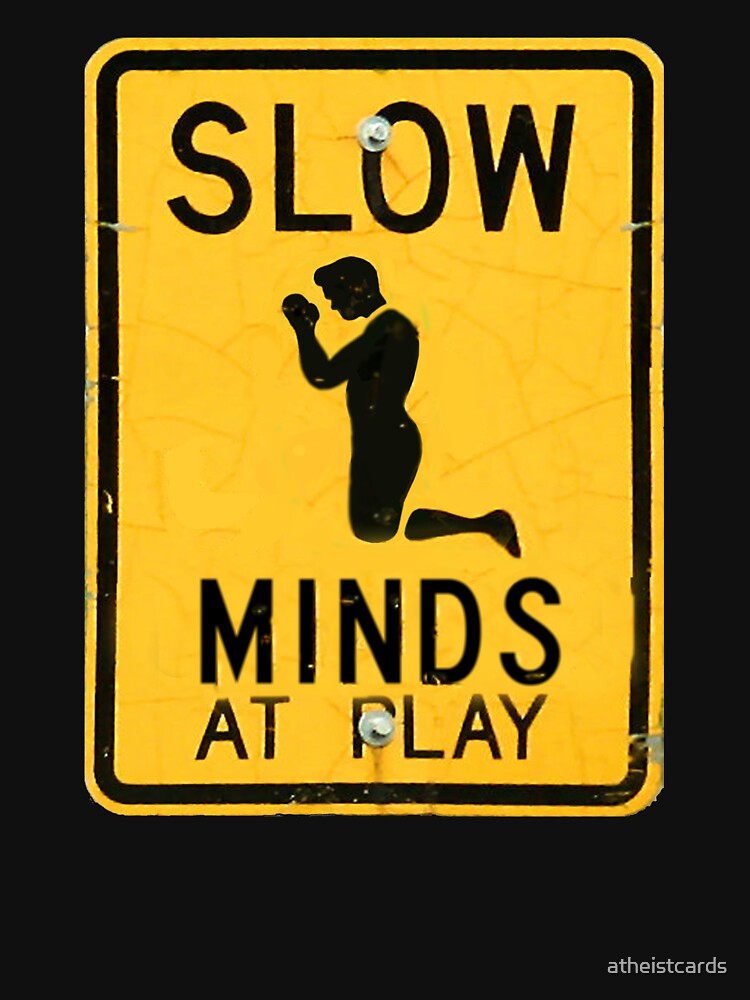 SLOW MINDS AT PLAY by atheistcards