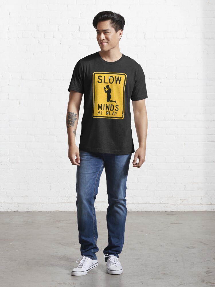 Alternate view of SLOW MINDS AT PLAY Essential T-Shirt