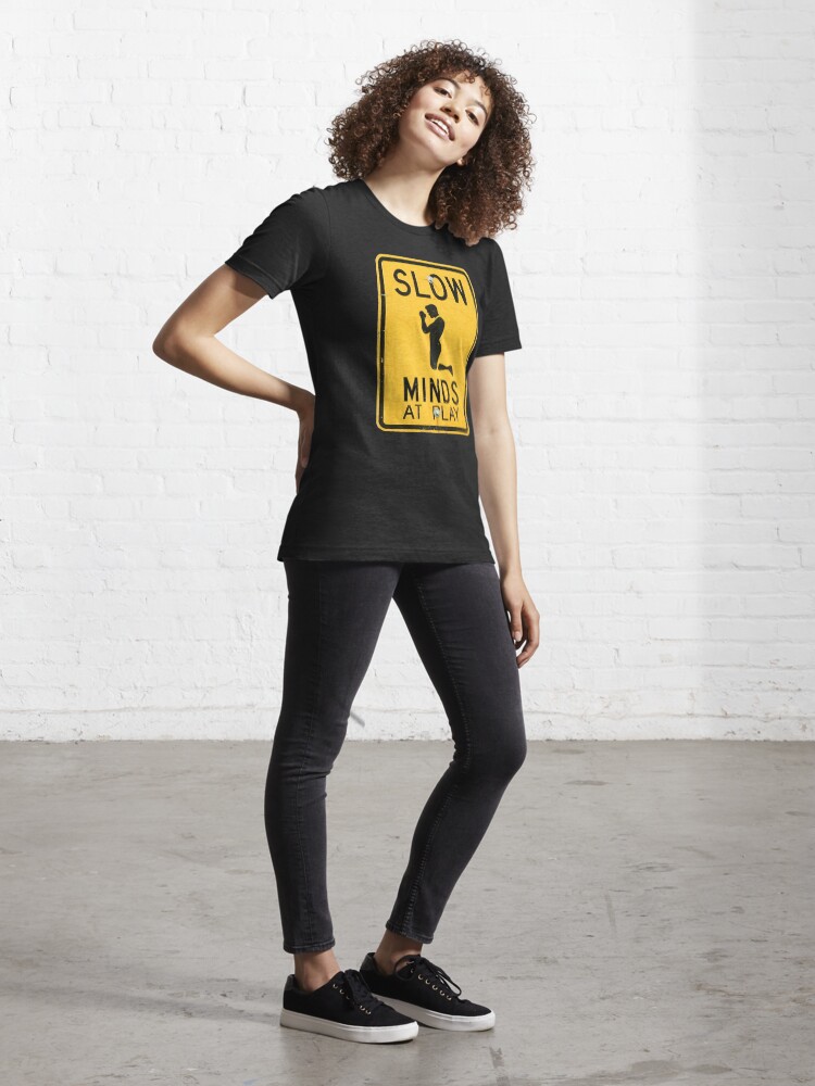 Alternate view of SLOW MINDS AT PLAY Essential T-Shirt