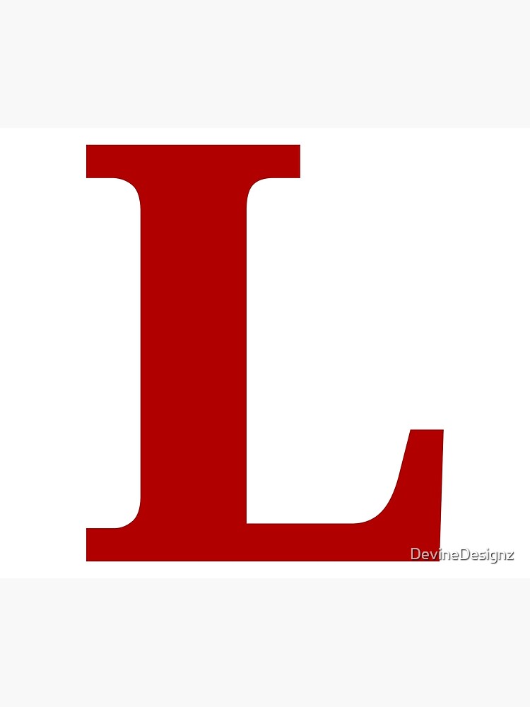 L red lettering illustration hi-res stock photography and images - Alamy