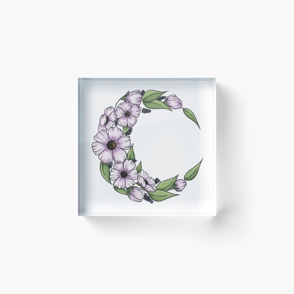 Item preview, Floral Moon designed and sold by Hinaruu.