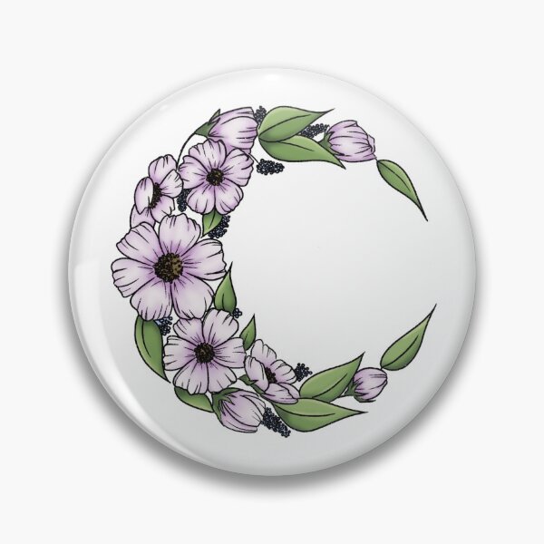 Item preview, Floral Moon designed and sold by Hinaruu.