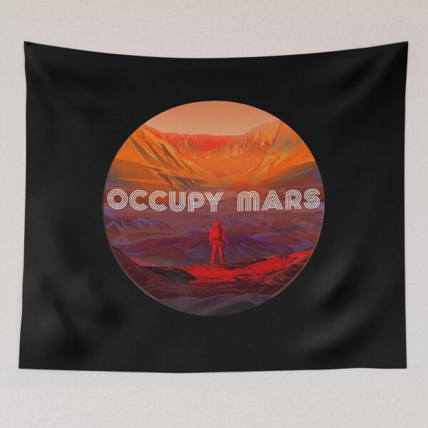 Item preview, Occupy Mars Retro designed and sold by funkybay.