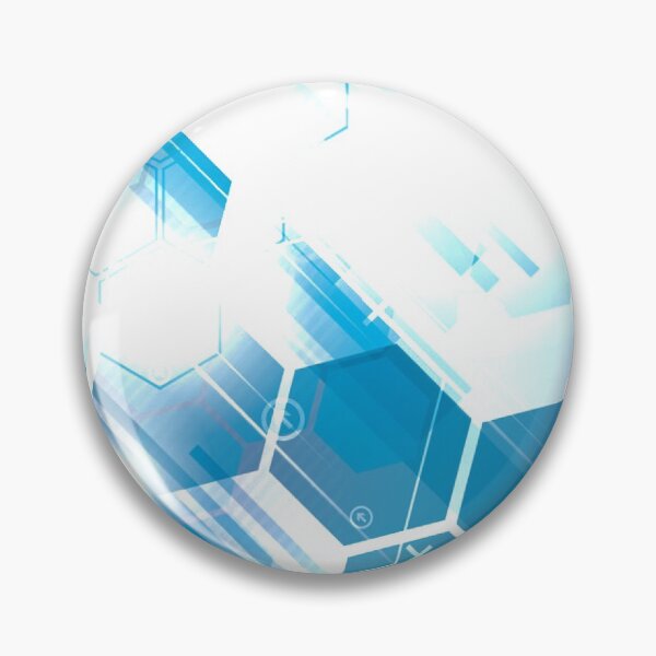 Item preview, Techno geometric Hexagon Gradient designed and sold by ellis-vinyasa.