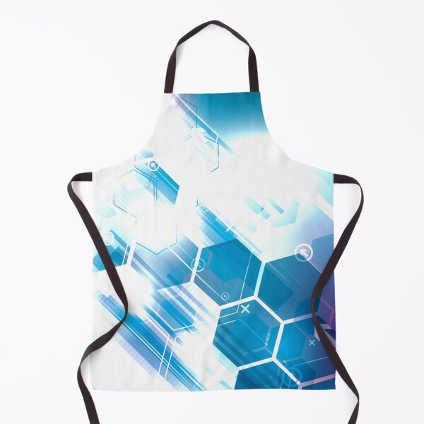 Item preview, Techno geometric Hexagon Gradient designed and sold by ellis-vinyasa.