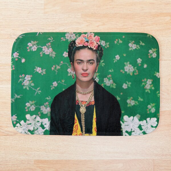 Frida Kahlo foto de portada completa de Vogue Alfombra de baño