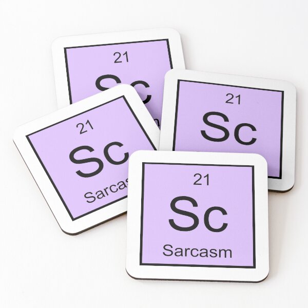 Item preview, sarcasm - revised periodic table designed and sold by funandquirky.