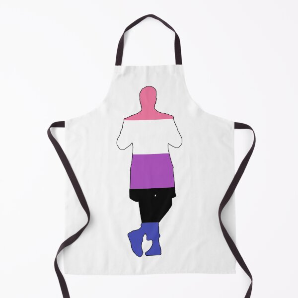 Item preview, The Master Silhouette - Genderfluid (Black Frame) designed and sold by gallifreystede.