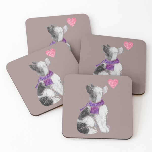 Item preview, Watercolour Chinese Crested Dog (Powderpuff) designed and sold by animalartbyjess.