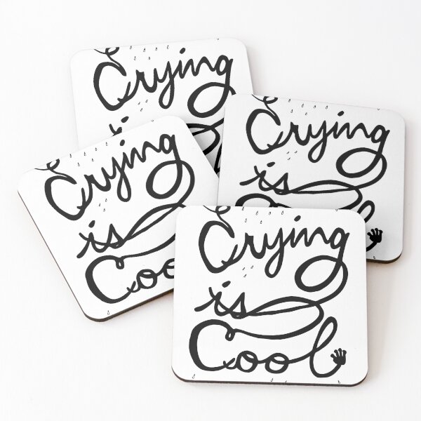 Item preview, crying is cool designed and sold by craftordiy.art.