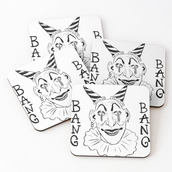 Item preview, Killer Clown Lineart designed and sold by thecraftywitch.