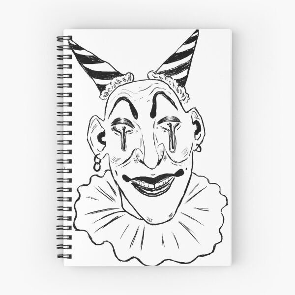 Item preview, Killer Clown Lineart designed and sold by thecraftywitch.