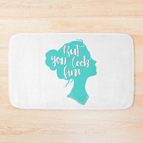 Item preview, But You Look Fine Woman Silhouette Teal designed and sold by Elle  Hazlett.