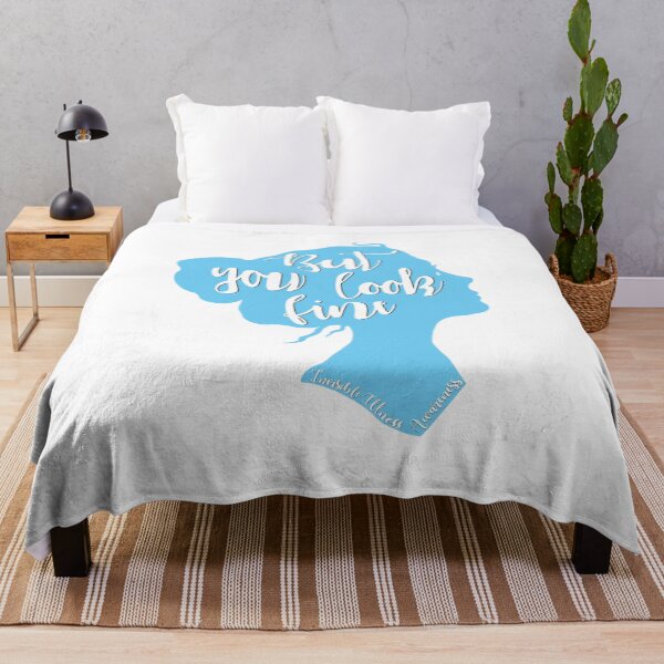 Item preview, But You Look Fine Woman Silhouette Blue designed and sold by Elle  Hazlett.