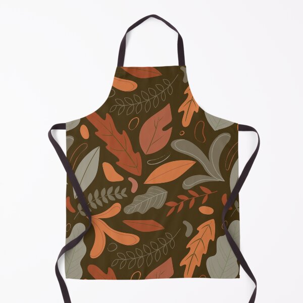 Item preview, Fall leaves pattern - brown background designed and sold by PAVOCreative.