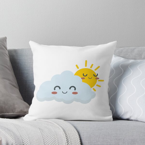 Item preview, Happy Kawaii Cloud and Sun designed and sold by vo1d-mind.