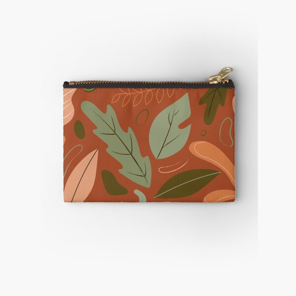 Item preview, Fall leaves pattern - orange background designed and sold by PAVOCreative.