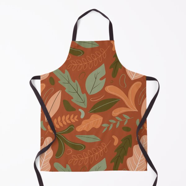 Item preview, Fall leaves pattern - orange background designed and sold by PAVOCreative.