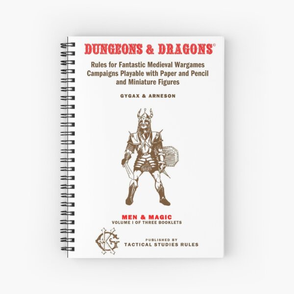 Aperçu de l'œuvre Men & Magic Original Dungeons & Dragons OD&D Volume 1 Cover (arrière-plan) créée et vendue par Cotereaux.