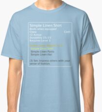 Simple Linen Shirt (set item) Classic T-Shirt